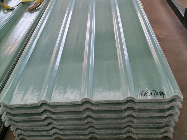 GRP/FRP采光瓦玻璃钢瓦抗UV抗风雪耐低温商场农贸市场用阳光瓦